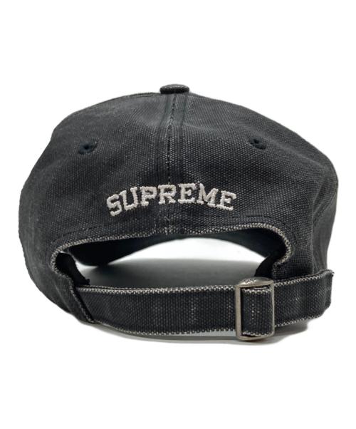 SUPREME（シュプリーム）Supreme (シュプリーム) Washed Denim S Logo 6-Panel ブラックの古着・服飾アイテム