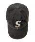 Supreme (シュプリーム) Washed Denim S Logo 6-Panel ブラック：8000円