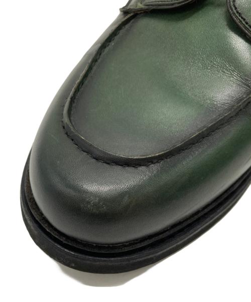 berwick（バーウィック）berwick (バーウィック) Uチップシューズ グリーン サイズ:7 1/2の古着・服飾アイテム