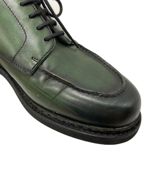 berwick（バーウィック）berwick (バーウィック) Uチップシューズ グリーン サイズ:7 1/2の古着・服飾アイテム