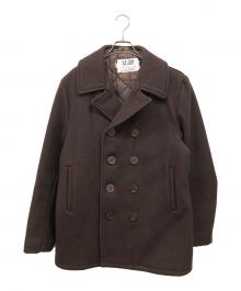Schott（ショット）の古着「ウールPコート」｜ブラウン