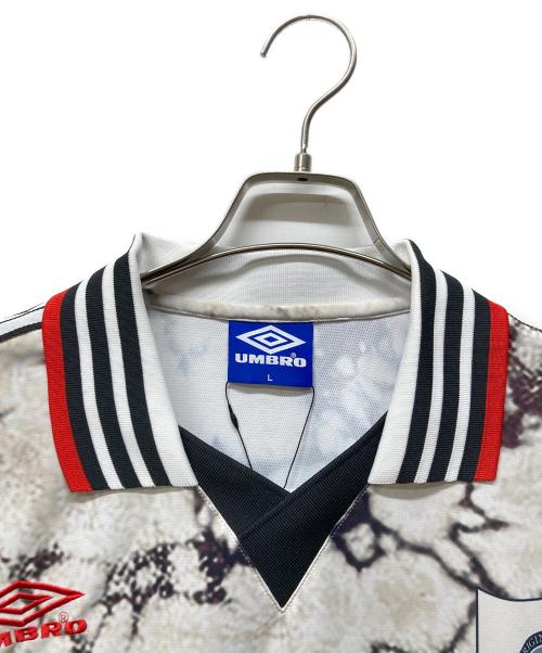 UMBRO（アンブロ）UMBRO (アンブロ) BAL (バル) LS SOCCER JERSEY アイボリー サイズ:L 未使用品の古着・服飾アイテム