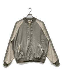 REMI RELIEF（レミレリーフ）の古着「エコスウェードラグランZIP JKT」｜グレー