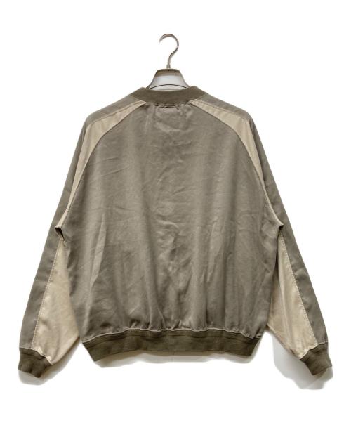 REMI RELIEF（レミレリーフ）REMI RELIEF (レミレリーフ) エコスウェードラグランZIP JKT グレー サイズ:Lの古着・服飾アイテム