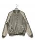 REMI RELIEF（レミレリーフ）の古着「エコスウェードラグランZIP JKT」｜グレー