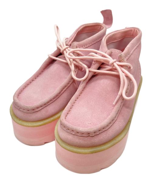 CLARKS ORIGINALS（クラークス オリジナルズ）Clarks Originals (クラークス オリジナルズ) Meare WB ELVTD ピンク サイズ:23㎝の古着・服飾アイテム
