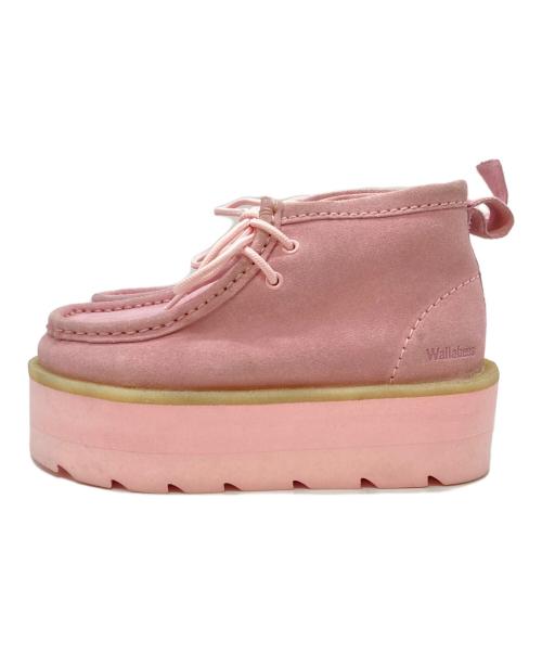 CLARKS ORIGINALS（クラークス オリジナルズ）Clarks Originals (クラークス オリジナルズ) Meare WB ELVTD ピンク サイズ:23㎝の古着・服飾アイテム