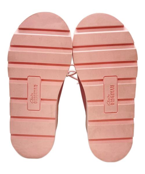 CLARKS ORIGINALS（クラークス オリジナルズ）Clarks Originals (クラークス オリジナルズ) Meare WB ELVTD ピンク サイズ:23㎝の古着・服飾アイテム