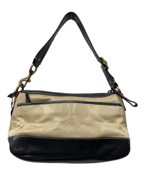 COACH（コーチ）COACH (コーチ) ワンハンドルバッグ ベージュの古着・服飾アイテム