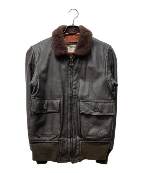 U'S NAVY（ユーエスネイビー）U'S NAVY (ユーエスネイビー) FLYER'S INTERMEDIATE TYPE G-1 ブラウン サイズ:38Rの古着・服飾アイテム