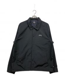 stussy（ステューシー）の古着「Smooth Stock Coach Jacket」｜ブラック