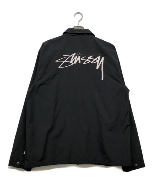 stussy（ステューシー）stussy (ステューシー) Smooth Stock Coach Jacket ブラック サイズ:XLの古着・服飾アイテム