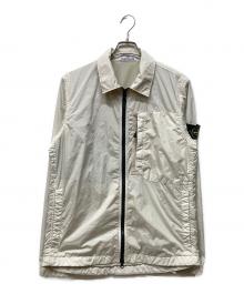 STONE ISLAND（ストーンアイランド）の古着「GARMENT DYED CRINKLE REPS RECYCLED NYLON」｜ベージュ
