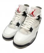 NIKEナイキ）の古着「Air Jordan 4 Retro」｜ホワイト