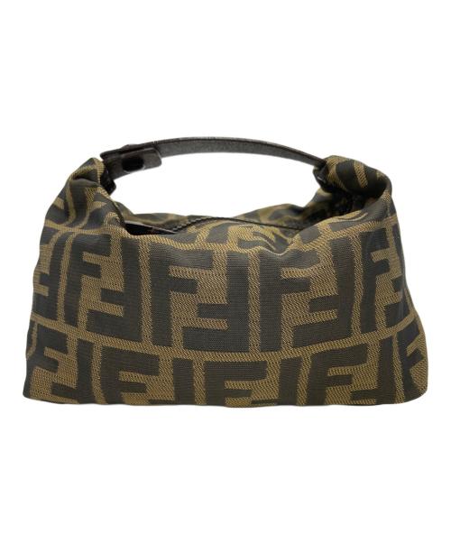 FENDI（フェンディ）FENDI (フェンディ) ポーチ ブラウンの古着・服飾アイテム