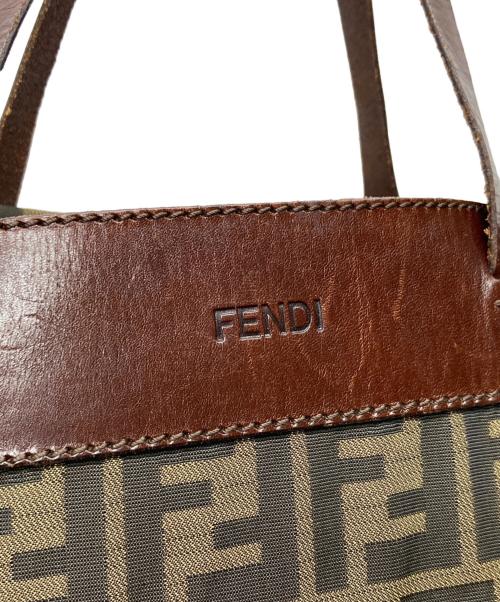 FENDI（フェンディ）FENDI (フェンディ) 折り畳みトートバッグ ブラウンの古着・服飾アイテム