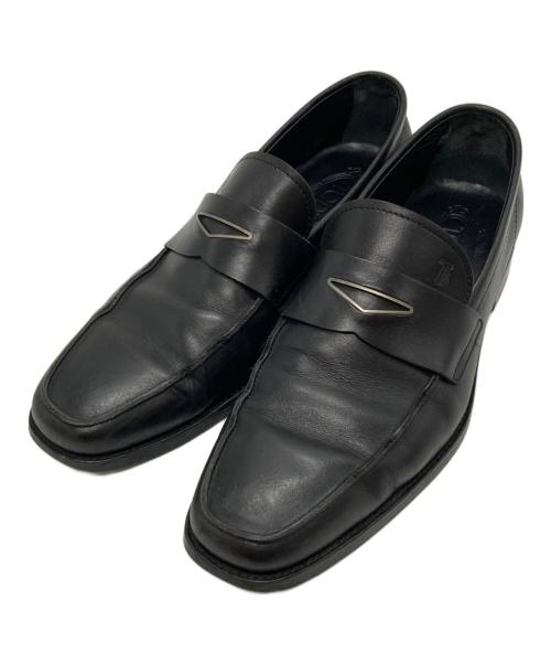 TOD'S（トッズ）TOD'S (トッズ) ローファー ブラック サイズ:7の古着・服飾アイテム