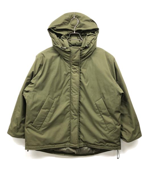 Spick and Span（スピック＆スパン）Spick and Span (スピック＆スパン) 撥水フーデッドダウンハーフコート カーキ サイズ:36の古着・服飾アイテム