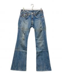 TRUE RELIGION（トゥルー レリジョン）の古着「ブーツカットデニムパンツ」｜ブルー