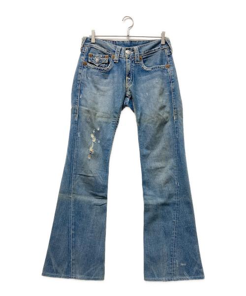 TRUE RELIGION（トゥルー レリジョン）TRUE RELIGION (トゥルー レリジョン) ブーツカットデニムパンツ ブルー サイズ:W29の古着・服飾アイテム