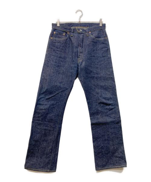 SUGAR CANE（シュガーケーン）SUGAR CANE (シュガーケーン) 14oz. BLUE DENIM WAIST OVERALLSデニムパン ネイビー サイズ:W31 L34の古着・服飾アイテム