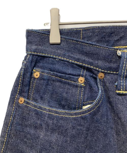 SUGAR CANE（シュガーケーン）SUGAR CANE (シュガーケーン) 14oz. BLUE DENIM WAIST OVERALLSデニムパン ネイビー サイズ:W31 L34の古着・服飾アイテム