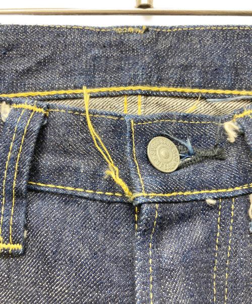 SUGAR CANE（シュガーケーン）SUGAR CANE (シュガーケーン) 14oz. BLUE DENIM WAIST OVERALLSデニムパン ネイビー サイズ:W31 L34の古着・服飾アイテム