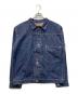 SUGAR CANE（シュガーケーン）の古着「14oz. BLUE DENIM BLOUSE “S1945” MODEL」｜ネイビー