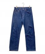 LEVI'S VINTAGE CLOTHINGリーバイス ビンテージ クロージング）の古着「1966モデル 501XX復刻デニムパンツ」｜ネイビー