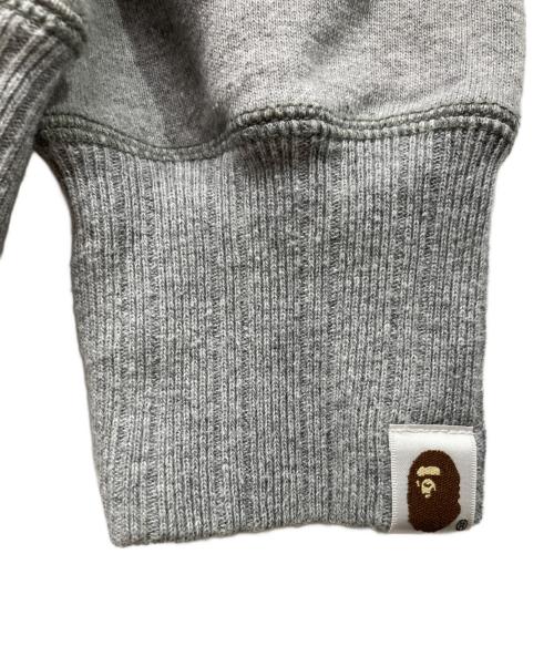 A BATHING APE（アベイシングエイプ）A BATHING APE (アベイシングエイプ) BAPE STA Logo Zip Hoodie グレー サイズ:XLの古着・服飾アイテム