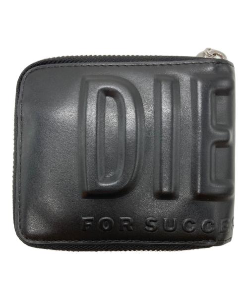DIESEL（ディーゼル）DIESEL (ディーゼル) DSL 3D BI FOLD COIN ZIP XS ブラックの古着・服飾アイテム