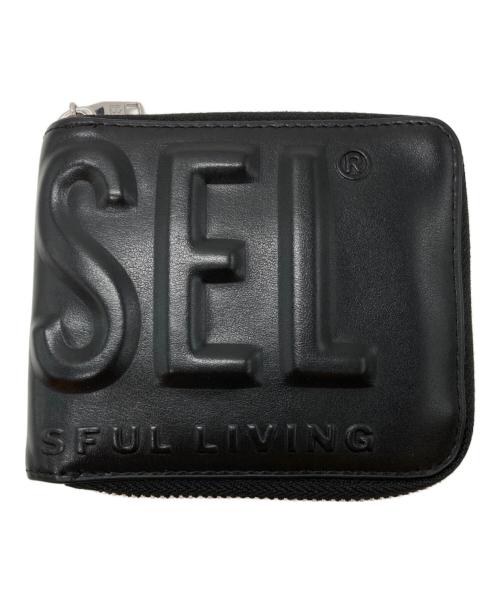 DIESEL（ディーゼル）DIESEL (ディーゼル) DSL 3D BI FOLD COIN ZIP XS ブラックの古着・服飾アイテム
