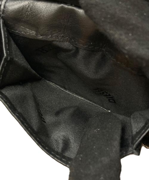 DIESEL（ディーゼル）DIESEL (ディーゼル) DSL 3D BI FOLD COIN ZIP XS ブラックの古着・服飾アイテム