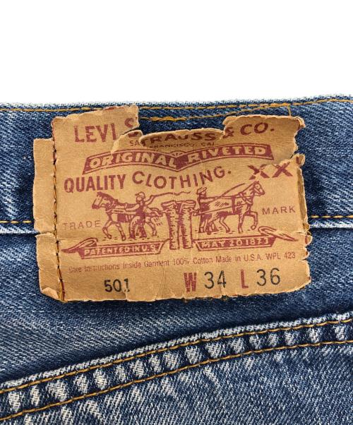 LEVI'S（リーバイス）LEVI'S (リーバイス) 501デニムパンツ ブルー サイズ:Ｗ34の古着・服飾アイテム
