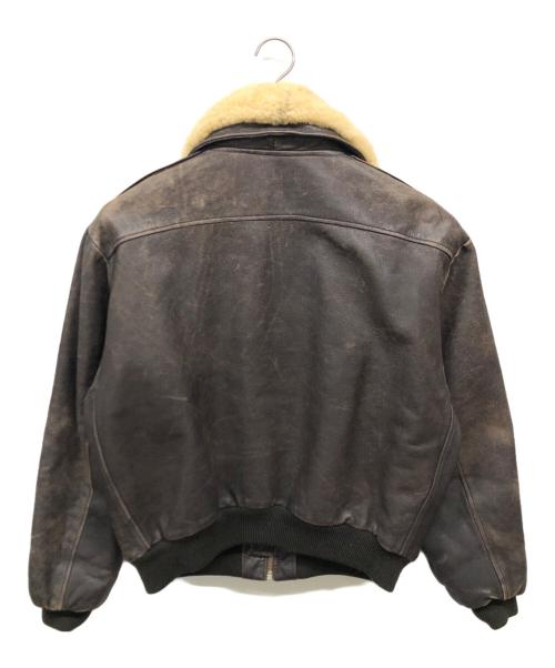 CREEKS（CREEKS）CREEKS (CREEKS) フライトレザージャケット ダークブラウン サイズ:Lの古着・服飾アイテム