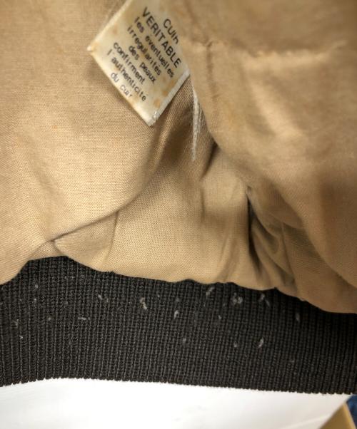 CREEKS（CREEKS）CREEKS (CREEKS) フライトレザージャケット ダークブラウン サイズ:Lの古着・服飾アイテム