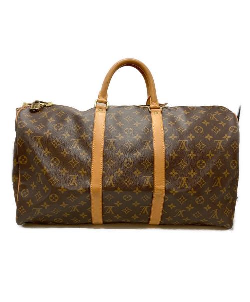 LOUIS VUITTON（ルイ ヴィトン）LOUIS VUITTON (ルイ ヴィトン) ボストンバッグ ブラウン×ベージュの古着・服飾アイテム