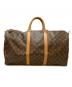 LOUIS VUITTON (ルイ ヴィトン) ボストンバッグ ブラウン×ベージュ：70000円