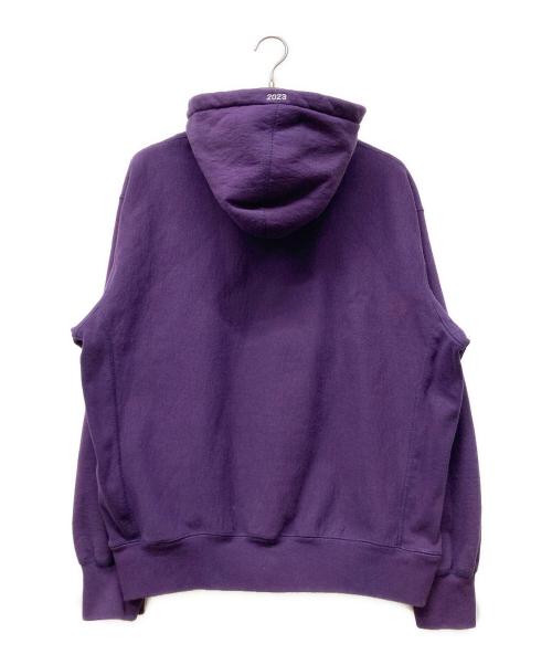 SUPREME（シュプリーム）Supreme (シュプリーム) Box Logo Hooded Sweatshirt パープル サイズ:Mの古着・服飾アイテム