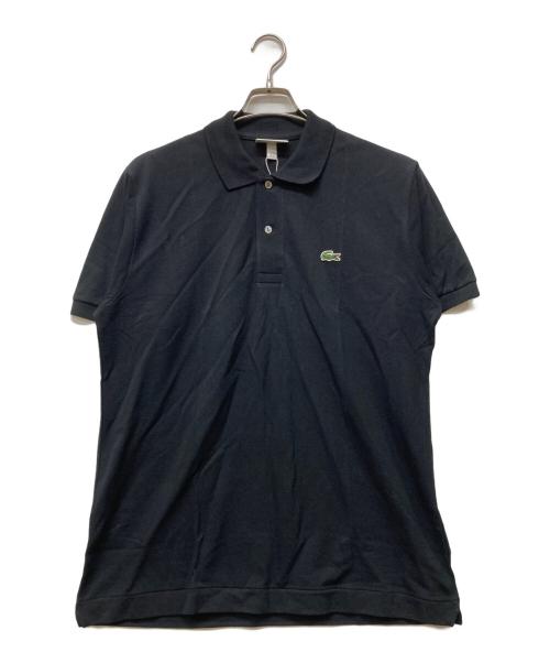 LACOSTE（ラコステ）LACOSTE (ラコステ) 鹿の子ポロシャツ ブラック サイズ:M 未使用品の古着・服飾アイテム