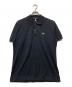 LACOSTE（ラコステ）の古着「鹿の子ポロシャツ」｜ブラック