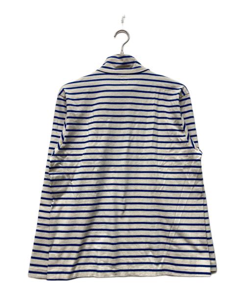 ANATOMICA（アナトミカ）ANATOMICA (アナトミカ) 襟付きボーダーカットソー ホワイト×ネイビー サイズ:Mの古着・服飾アイテム