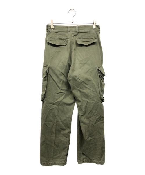 French Army（フランス軍）French Army (フランス軍) Ｍ－47後期カーゴパンツ グリーン サイズ:21の古着・服飾アイテム