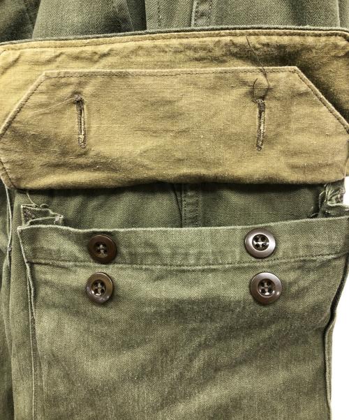 French Army（フランス軍）French Army (フランス軍) Ｍ－47後期カーゴパンツ グリーン サイズ:21の古着・服飾アイテム