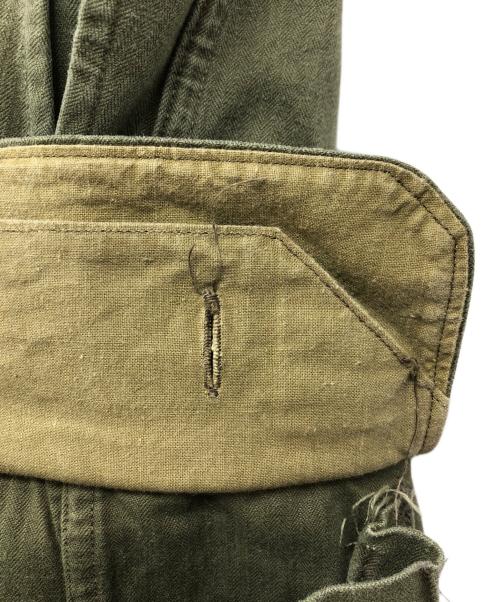 French Army（フランス軍）French Army (フランス軍) Ｍ－47後期カーゴパンツ グリーン サイズ:21の古着・服飾アイテム