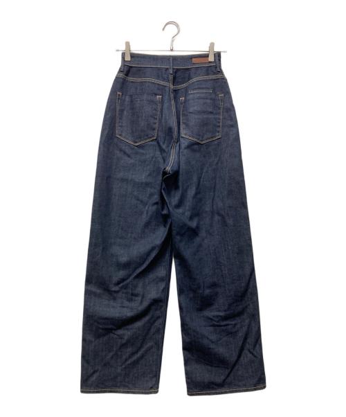 YANUK（ヤヌーク）YANUK (ヤヌーク) JOAN LOOSE STRAIGHT OWI デニムパンツ インディゴ サイズ:24の古着・服飾アイテム