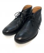 CLARKSクラークス）の古着「レザーチャッカーブーツ」｜ブラック