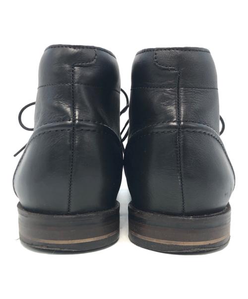 CLARKS（クラークス）CLARKS (クラークス) レザーチャッカーブーツ ブラック サイズ:26.5の古着・服飾アイテム