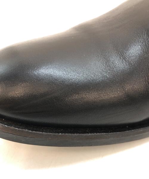 CLARKS（クラークス）CLARKS (クラークス) レザーチャッカーブーツ ブラック サイズ:26.5の古着・服飾アイテム