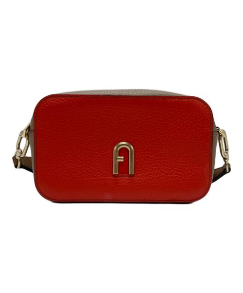 FURLA（フルラ）FURLA (フルラ) PRIMULA ミニ カメラバッグ オレンジの古着・服飾アイテム